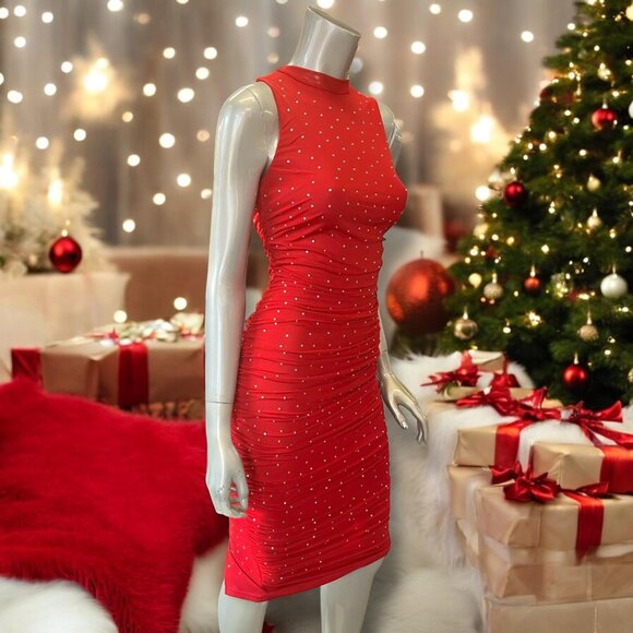 MAXI RED DRESS - Picture 2 of 3